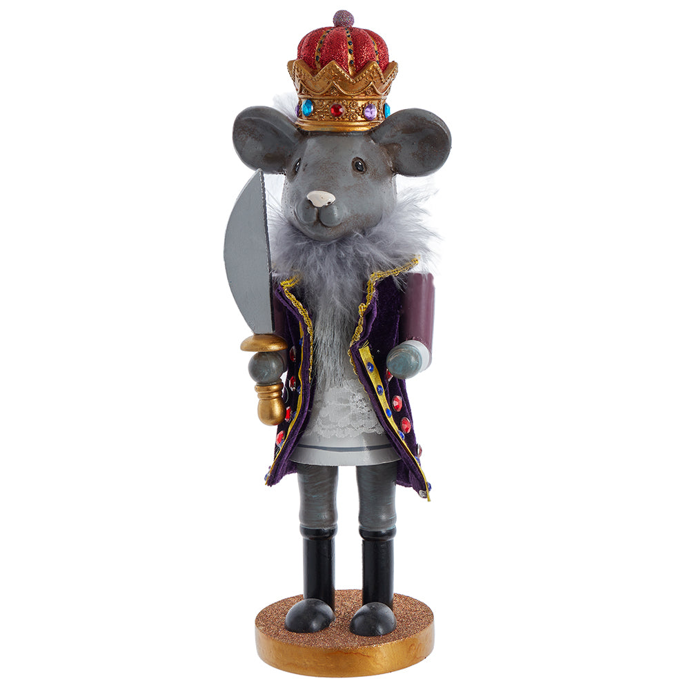 12" Nutcrackers™ Mouse King Nutcracker – Classic Christmas Decoration