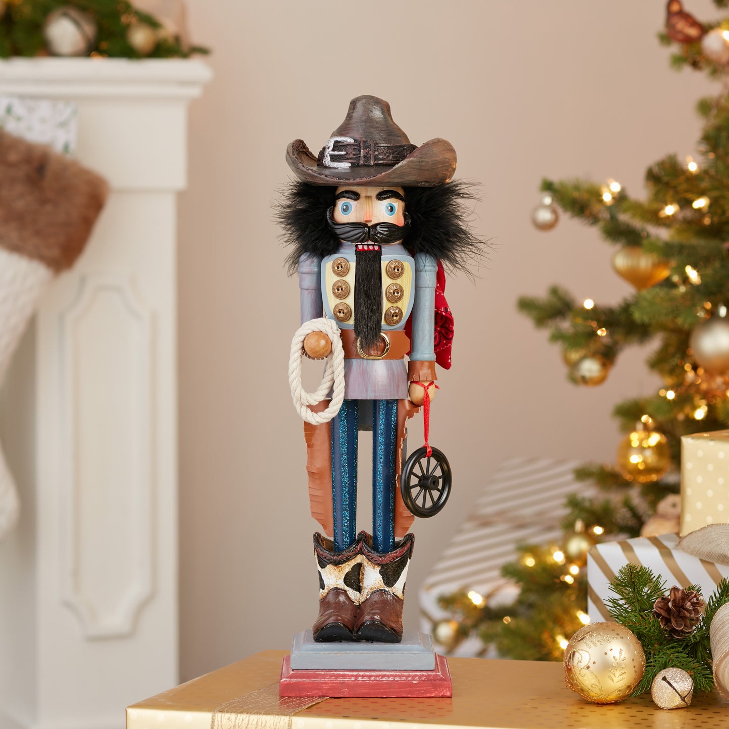 19" Hollywood Nutcrackers™ Cowboy Nutcracker – Whimsical Christmas Figurine