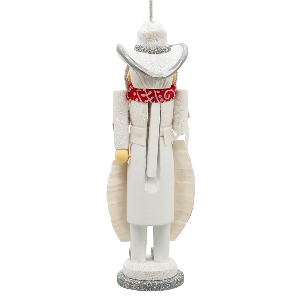 6" Cowgirl Rodeo Nutcracker Christmas Ornament – alternate product image 2