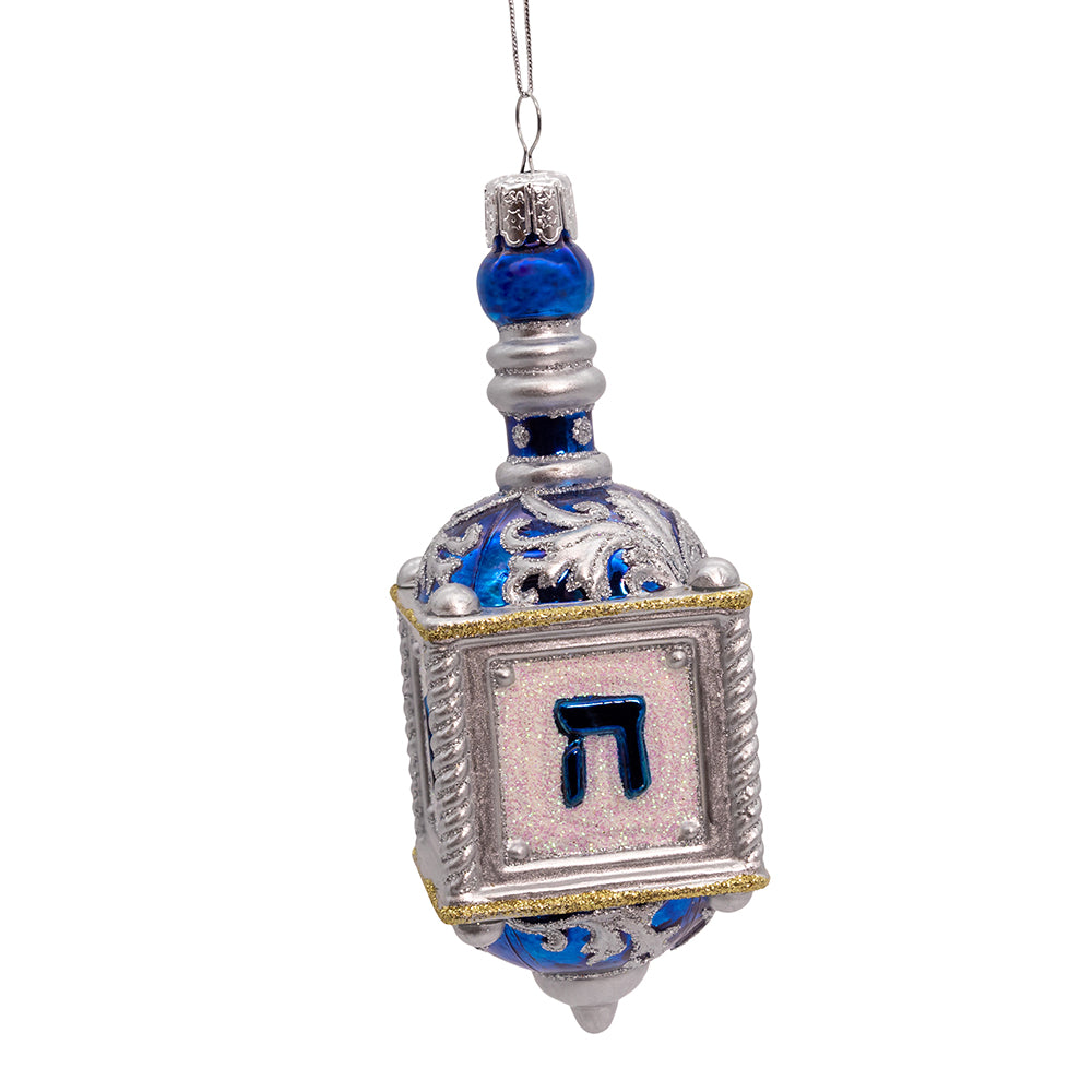 5-inch Noble Gems dreidel Hanukkah ornament alternate view 5