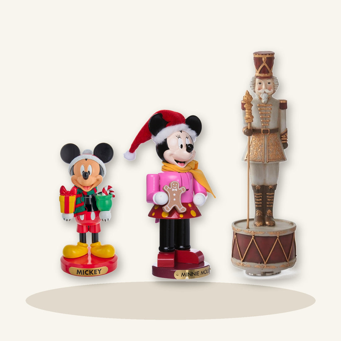 Nutcracker Collector Bundle with Mickey, Minnie and spinning musical nutcracker