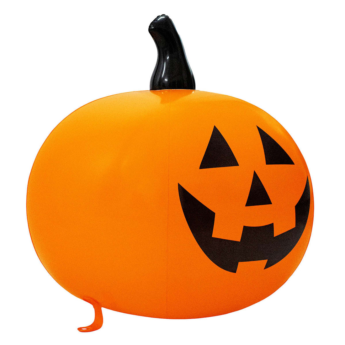 Alternate view of 3-foot inflatable jack-o'-lantern Halloween pumpkin