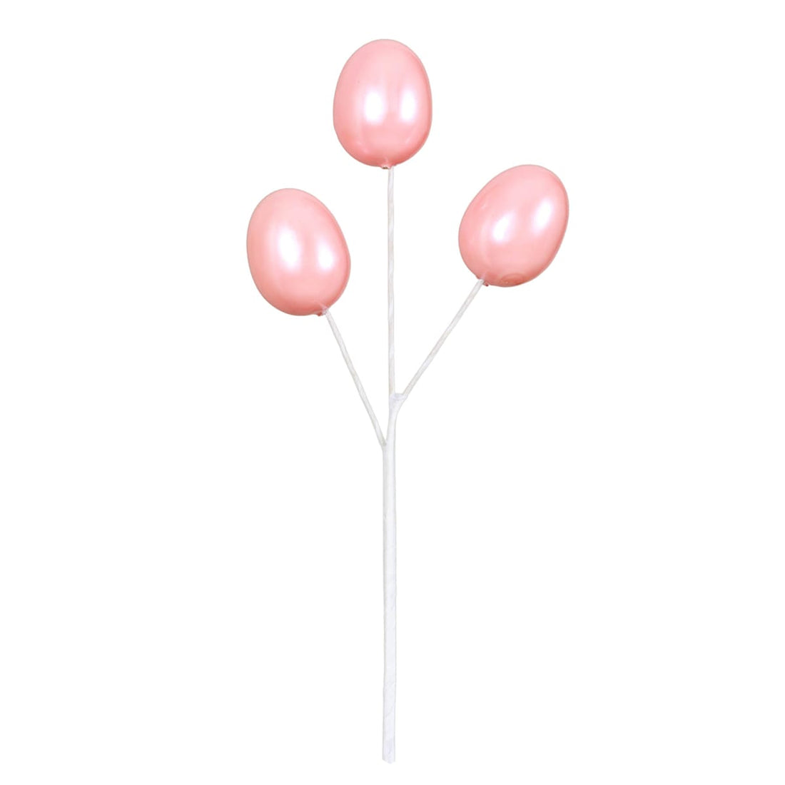 12" Pink Easter Egg – Pastel Spring Floral & Egg Decor