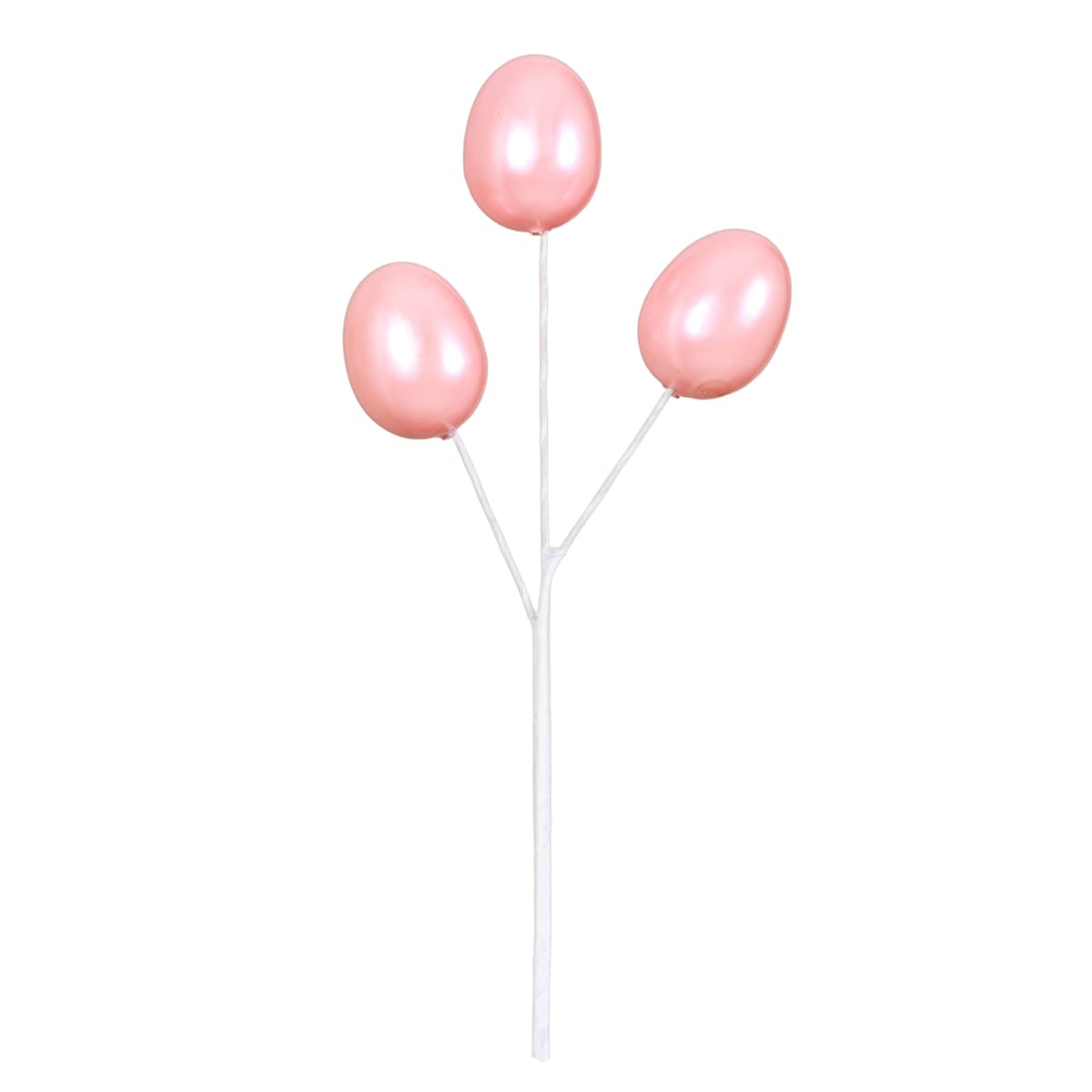 12" Pink Easter Egg – Pastel Spring Floral & Egg Decor