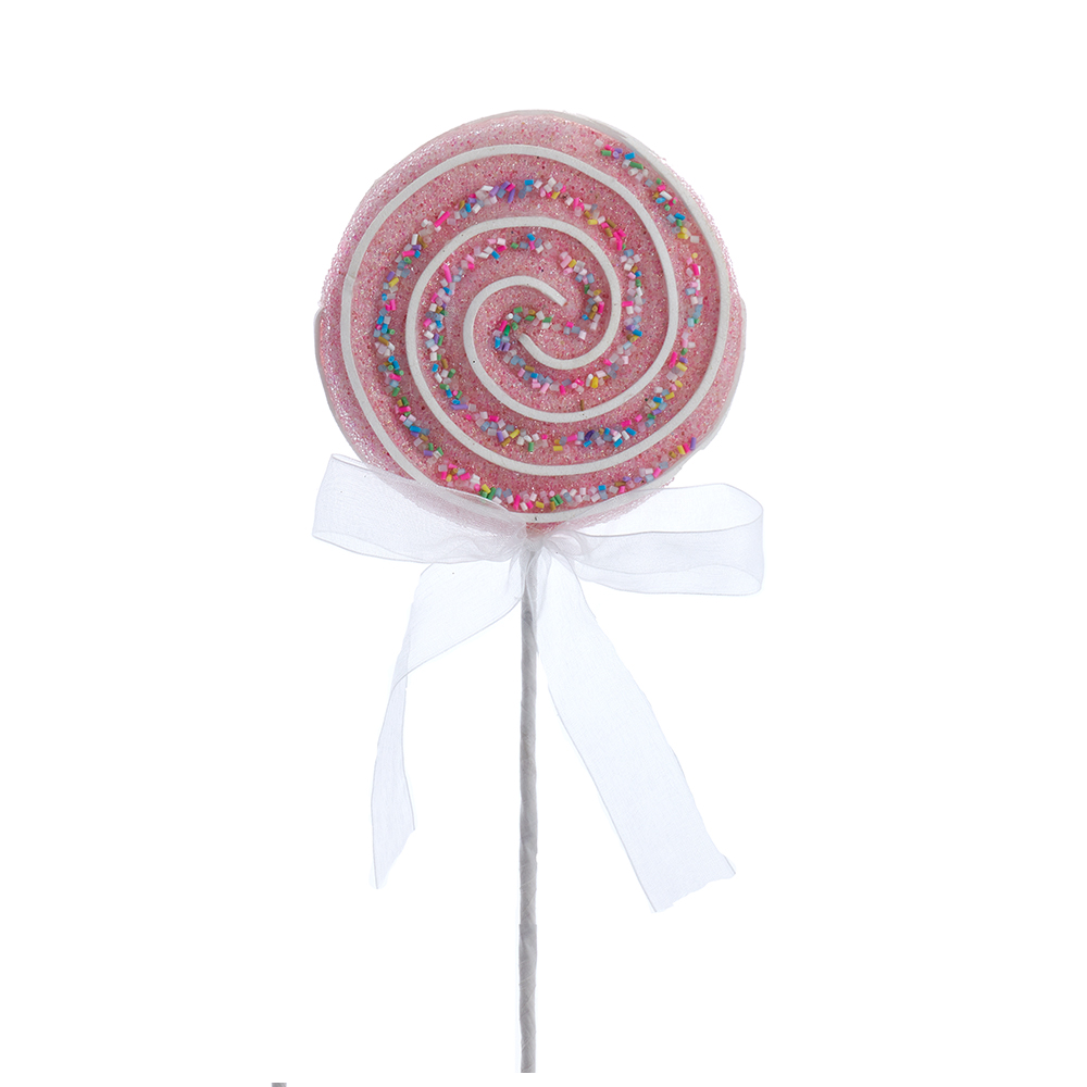pink and purple lollipop Christmas picks alternate view 3