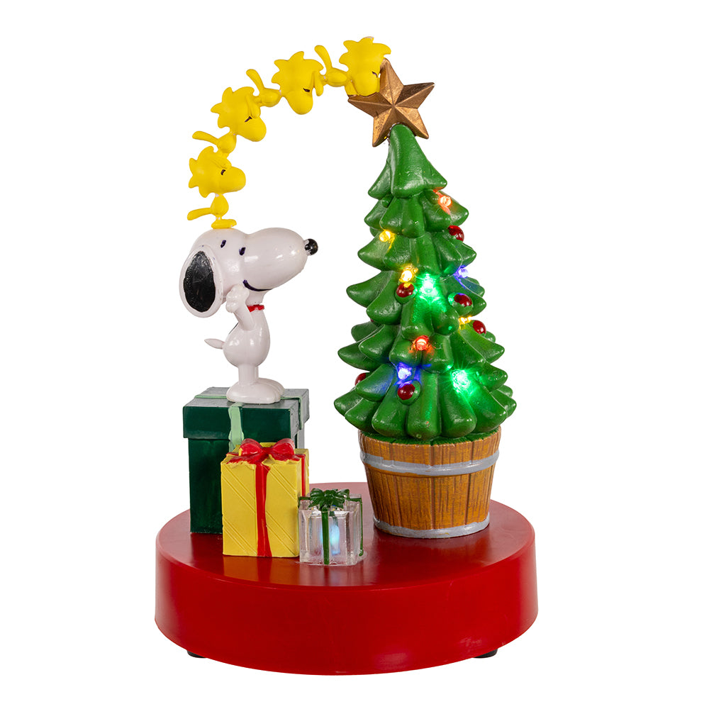 10" Snoopy Christmas Light-Up Tabletop Decoration – product image 4