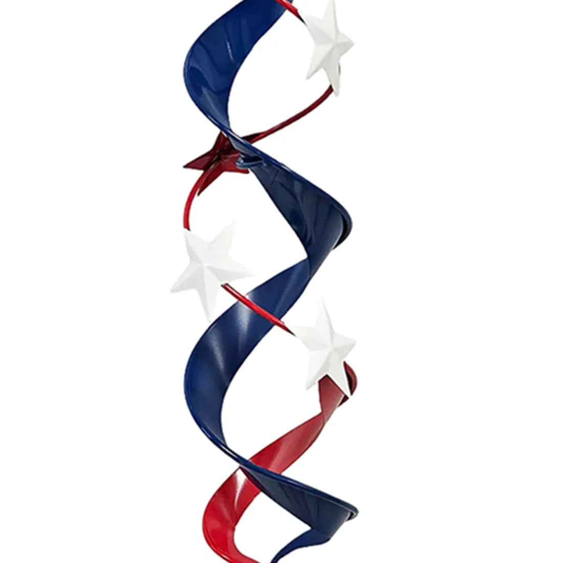 Patriotic metal wind chime for porch patio or garden alternate view