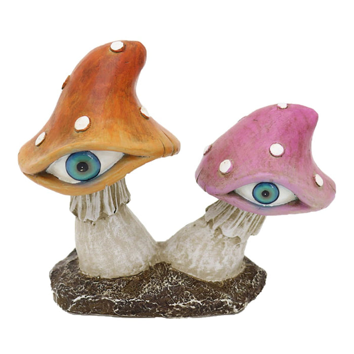Spooky mushroom with eye Halloween resin tabletop figurine
