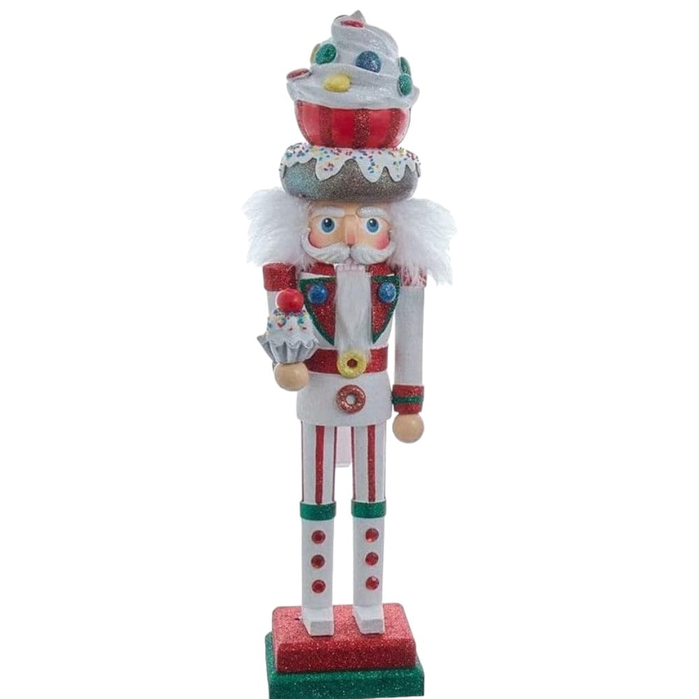 18" Dessert Cupcake Nutcracker Christmas Decoration