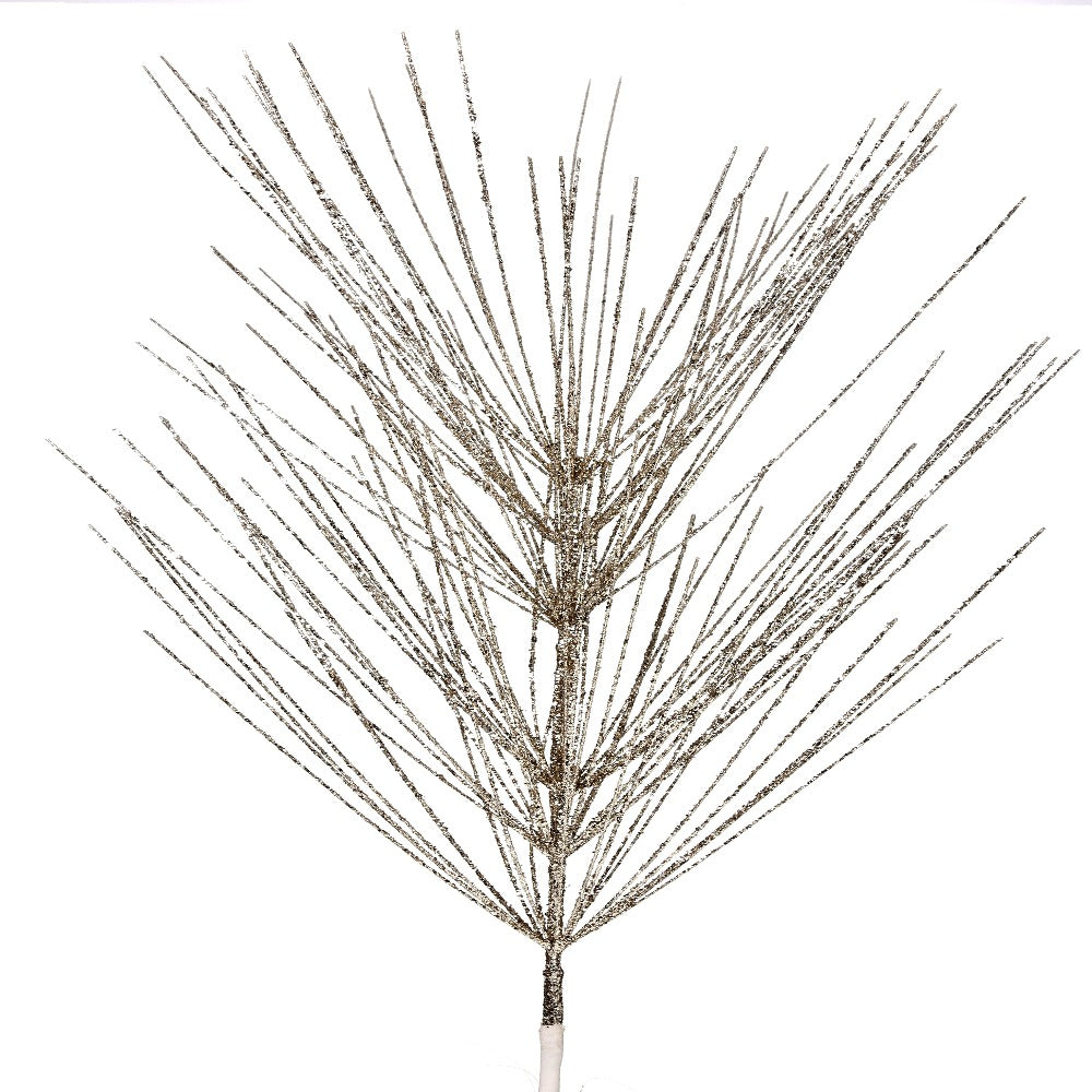 36-inch gold glitter mica giant pine Christmas spray