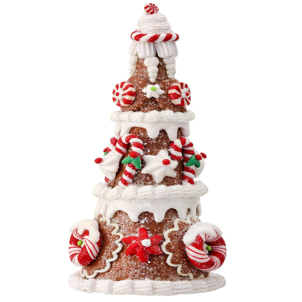 7.5" Clay Dough Candy/Cookie Tree – Whimsical Christmas Decoration