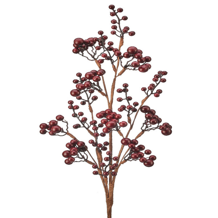 32-inch waterproof mixed berry Christmas spray