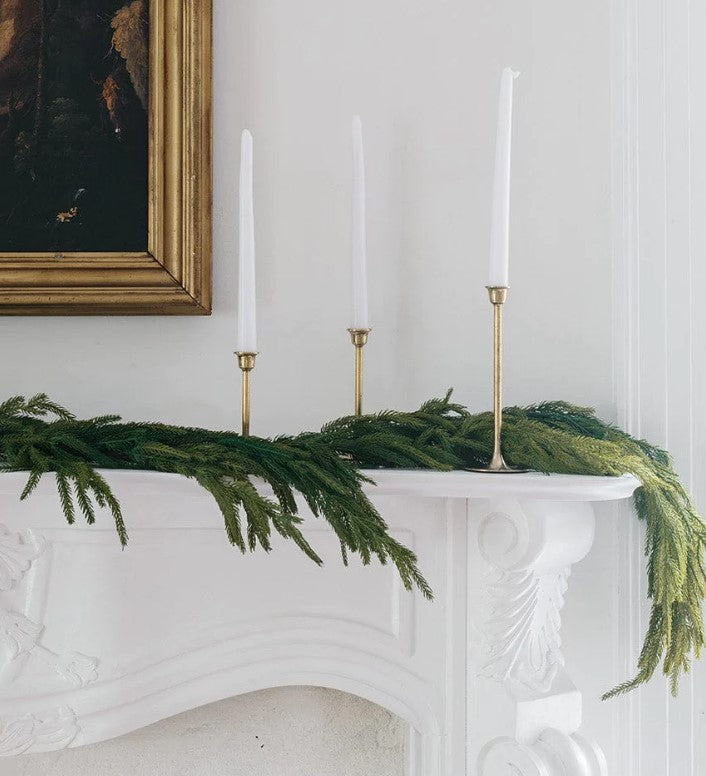 60-inch Real Touch Norfolk pine artificial garland