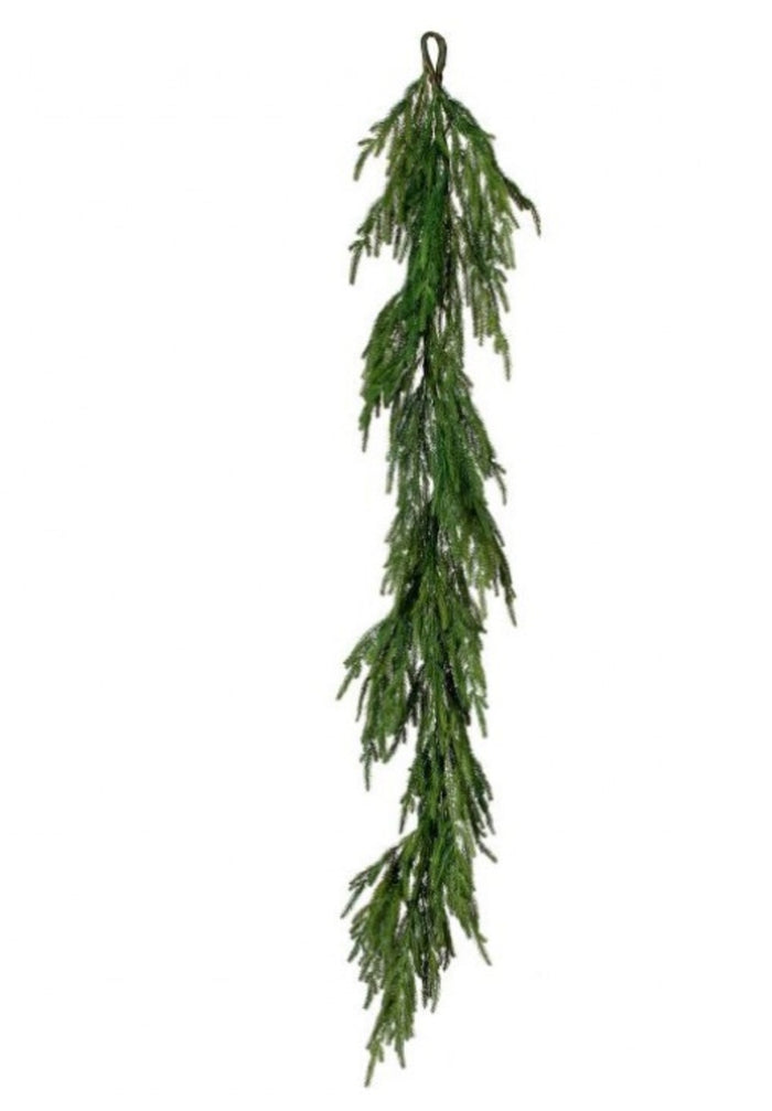 72" Natural Real Touch Norfolk Pine Garland