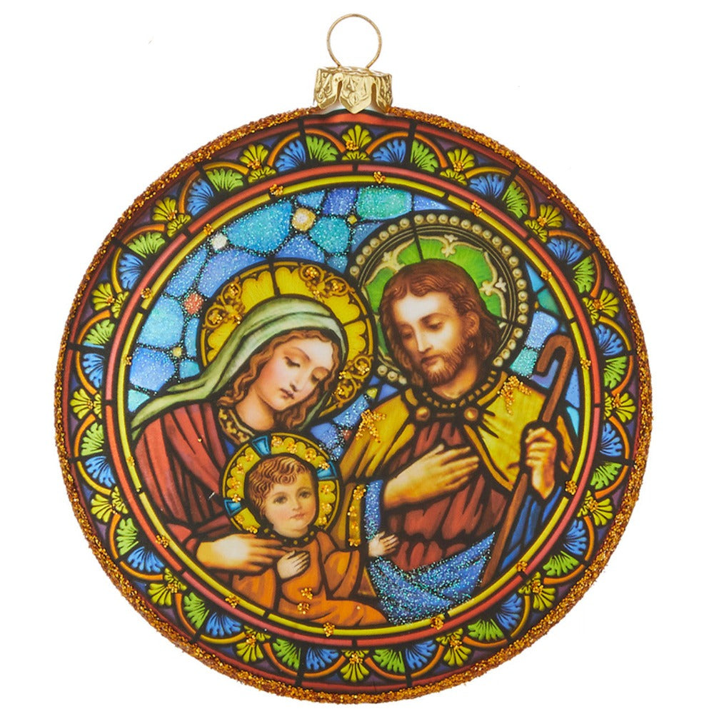 4" Holy Family & Three Kings Disc Christmas Ornament – alternate view